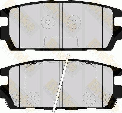 Alanko 10300890 - Kit de plaquettes de frein, frein à disque cwaw.fr