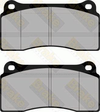 Brake Engineering PA1652 - Kit de plaquettes de frein, frein à disque cwaw.fr