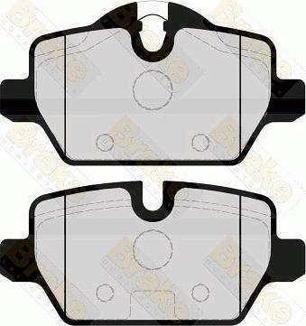 Brake Engineering PA1662 - Kit de plaquettes de frein, frein à disque cwaw.fr