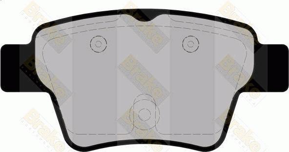 Brake Engineering PA1667 - Kit de plaquettes de frein, frein à disque cwaw.fr