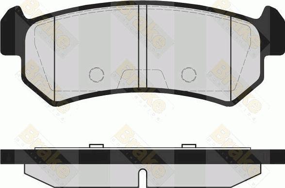 Brake Engineering PA1602 - Kit de plaquettes de frein, frein à disque cwaw.fr