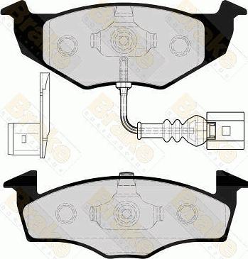 Valeo 670805 - Kit de plaquettes de frein, frein à disque cwaw.fr