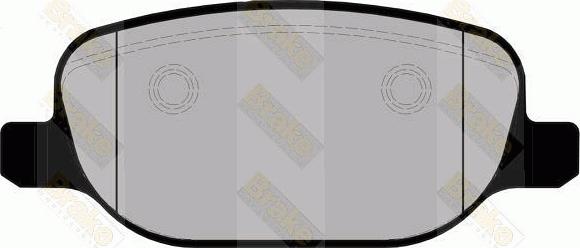 Brake Engineering PA1685 - Kit de plaquettes de frein, frein à disque cwaw.fr