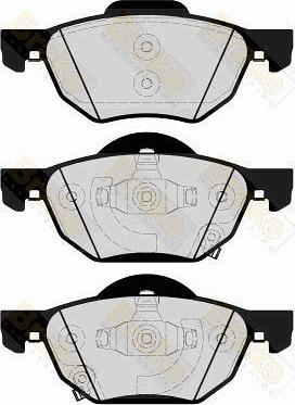 Brake Engineering PA1639 - Kit de plaquettes de frein, frein à disque cwaw.fr