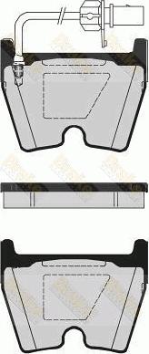 Brake Engineering PA1626 - Kit de plaquettes de frein, frein à disque cwaw.fr