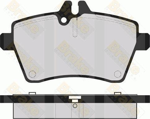 Equal Quality PF1100 - Kit de plaquettes de frein, frein à disque cwaw.fr