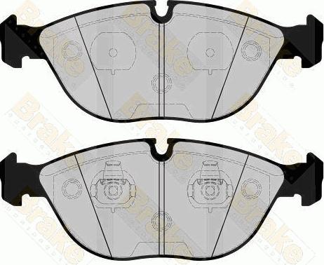 Brake Engineering PA1062 - Kit de plaquettes de frein, frein à disque cwaw.fr