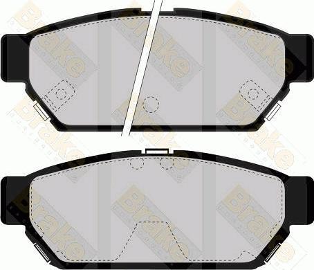 Brake Engineering PA1073 - Kit de plaquettes de frein, frein à disque cwaw.fr