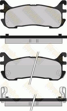 Brake Engineering PA1072 - Kit de plaquettes de frein, frein à disque cwaw.fr