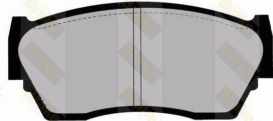 Brake Engineering PA1140 - Kit de plaquettes de frein, frein à disque cwaw.fr