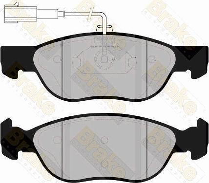 Brake Engineering PA1156 - Kit de plaquettes de frein, frein à disque cwaw.fr