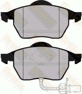 Brake Engineering PA1165 - Kit de plaquettes de frein, frein à disque cwaw.fr