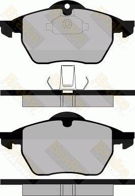 Brake Engineering PA1116 - Kit de plaquettes de frein, frein à disque cwaw.fr