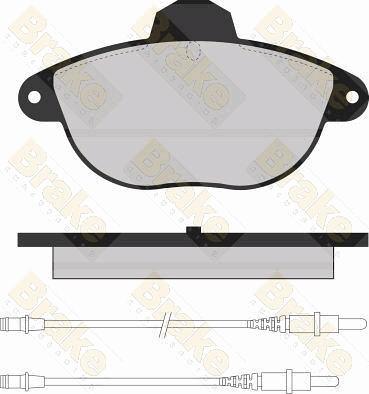 Brake Engineering PA1117 - Kit de plaquettes de frein, frein à disque cwaw.fr