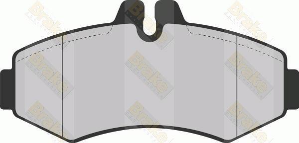 Brake Engineering PA1181 - Kit de plaquettes de frein, frein à disque cwaw.fr