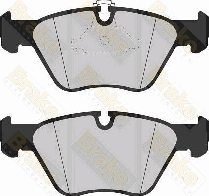 Brake Engineering PA1121 - Kit de plaquettes de frein, frein à disque cwaw.fr