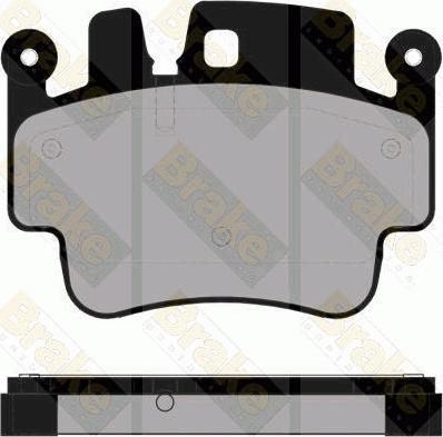 Brake Engineering PA1850 - Kit de plaquettes de frein, frein à disque cwaw.fr