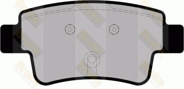 Brake Engineering PA1869 - Kit de plaquettes de frein, frein à disque cwaw.fr