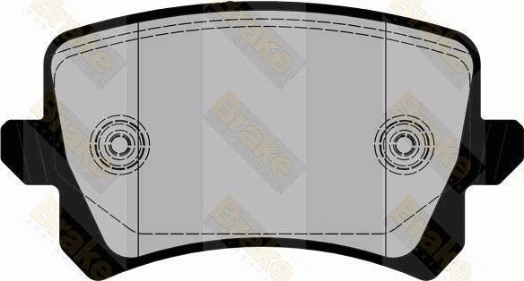 Brake Engineering PA1862 - Kit de plaquettes de frein, frein à disque cwaw.fr