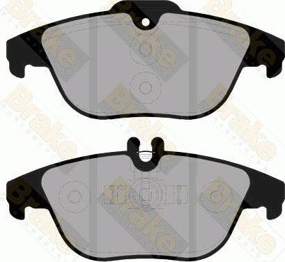 Brake Engineering PA1805 - Kit de plaquettes de frein, frein à disque cwaw.fr