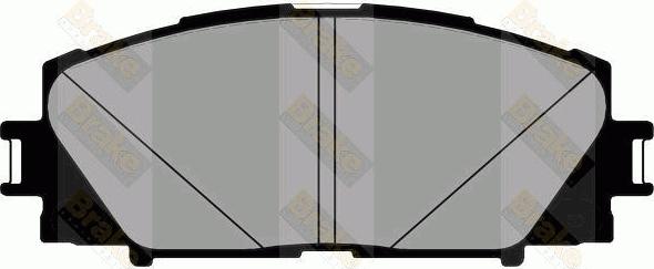 Brake Engineering PA1881 - Kit de plaquettes de frein, frein à disque cwaw.fr