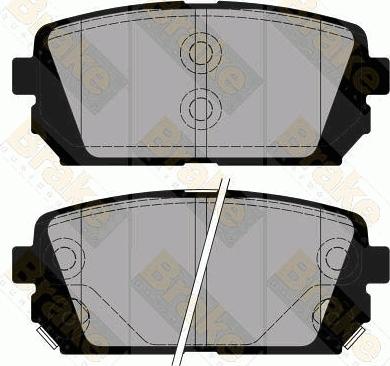 Brake Engineering PA1874 - Kit de plaquettes de frein, frein à disque cwaw.fr