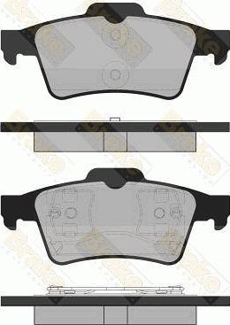 Brake Engineering PA1391 - Kit de plaquettes de frein, frein à disque cwaw.fr