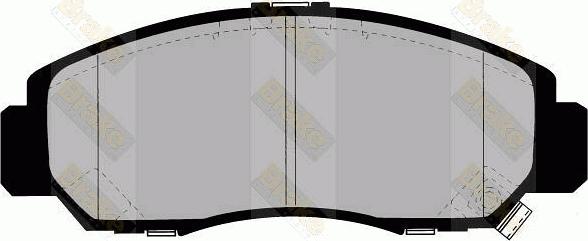 Brake Engineering PA1346 - Kit de plaquettes de frein, frein à disque cwaw.fr