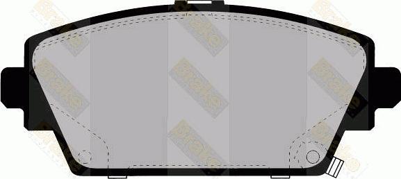 Brake Engineering PA1341 - Kit de plaquettes de frein, frein à disque cwaw.fr