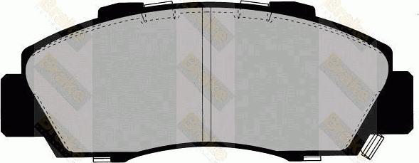 Brake Engineering PA1343 - Kit de plaquettes de frein, frein à disque cwaw.fr