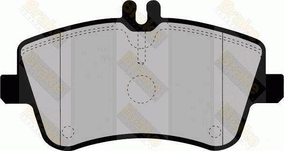 Brake Engineering PA1367 - Kit de plaquettes de frein, frein à disque cwaw.fr