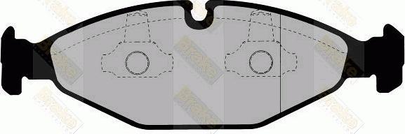 Brake Engineering PA1319 - Kit de plaquettes de frein, frein à disque cwaw.fr