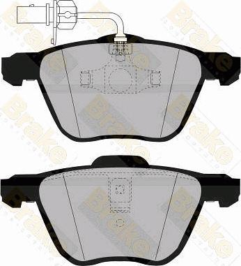 Brake Engineering PA1339 - Kit de plaquettes de frein, frein à disque cwaw.fr