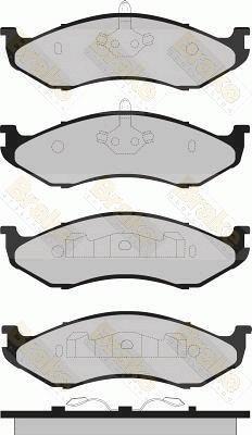 Brake Engineering PA1322 - Kit de plaquettes de frein, frein à disque cwaw.fr