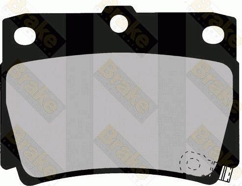 Brake Engineering PA1370 - Kit de plaquettes de frein, frein à disque cwaw.fr