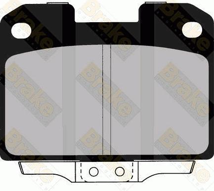 Brake Engineering PA1372 - Kit de plaquettes de frein, frein à disque cwaw.fr