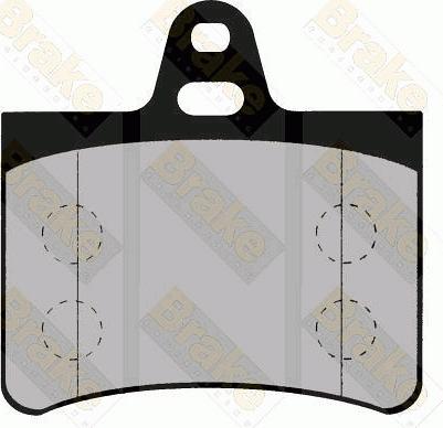 Brake Engineering PA1294 - Kit de plaquettes de frein, frein à disque cwaw.fr