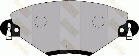 Brake Engineering PA1292 - Kit de plaquettes de frein, frein à disque cwaw.fr