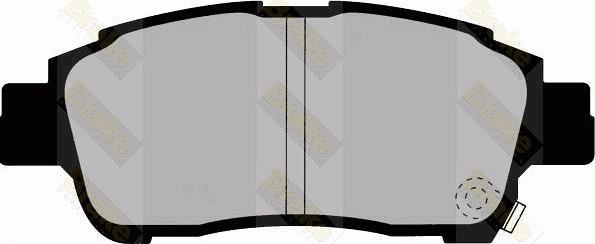 Brake Engineering PA1243 - Kit de plaquettes de frein, frein à disque cwaw.fr