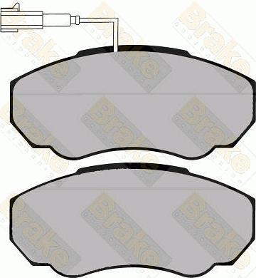 Brake Engineering PA1285 - Kit de plaquettes de frein, frein à disque cwaw.fr