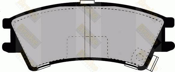 Brake Engineering PA1239 - Kit de plaquettes de frein, frein à disque cwaw.fr