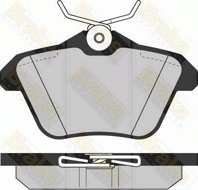 Brake Engineering PA1236 - Kit de plaquettes de frein, frein à disque cwaw.fr