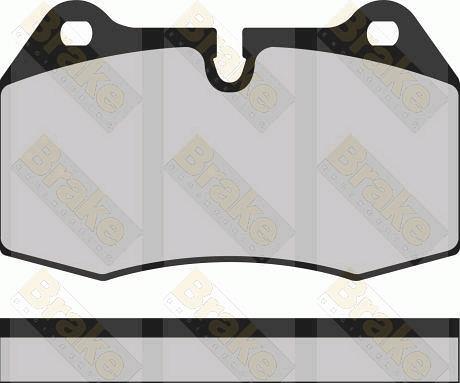 Brake Engineering PA1238 - Kit de plaquettes de frein, frein à disque cwaw.fr