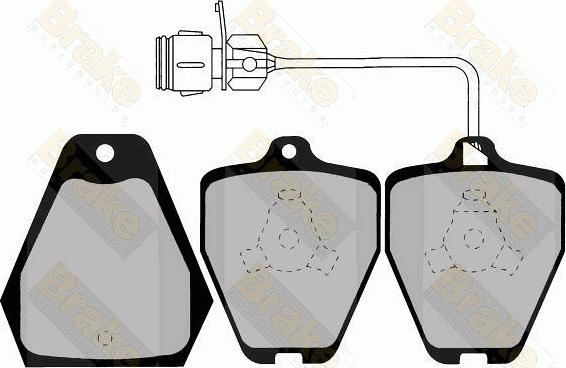 INTERBRAKE DP9969 - Kit de plaquettes de frein, frein à disque cwaw.fr