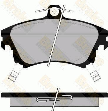 BENDIX 573039 - Kit de plaquettes de frein, frein à disque cwaw.fr