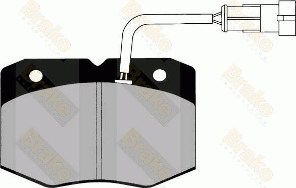 Brake Engineering PA1276 - Kit de plaquettes de frein, frein à disque cwaw.fr