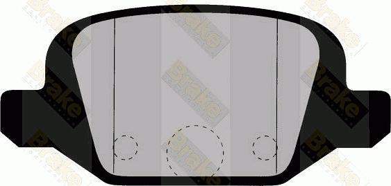 Brake Engineering PA1273 - Kit de plaquettes de frein, frein à disque cwaw.fr