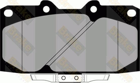 Brake Engineering PA1799 - Kit de plaquettes de frein, frein à disque cwaw.fr