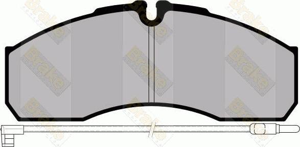 Brake Engineering PA1743 - Kit de plaquettes de frein, frein à disque cwaw.fr