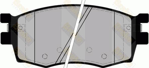 Brake Engineering PA1707 - Kit de plaquettes de frein, frein à disque cwaw.fr